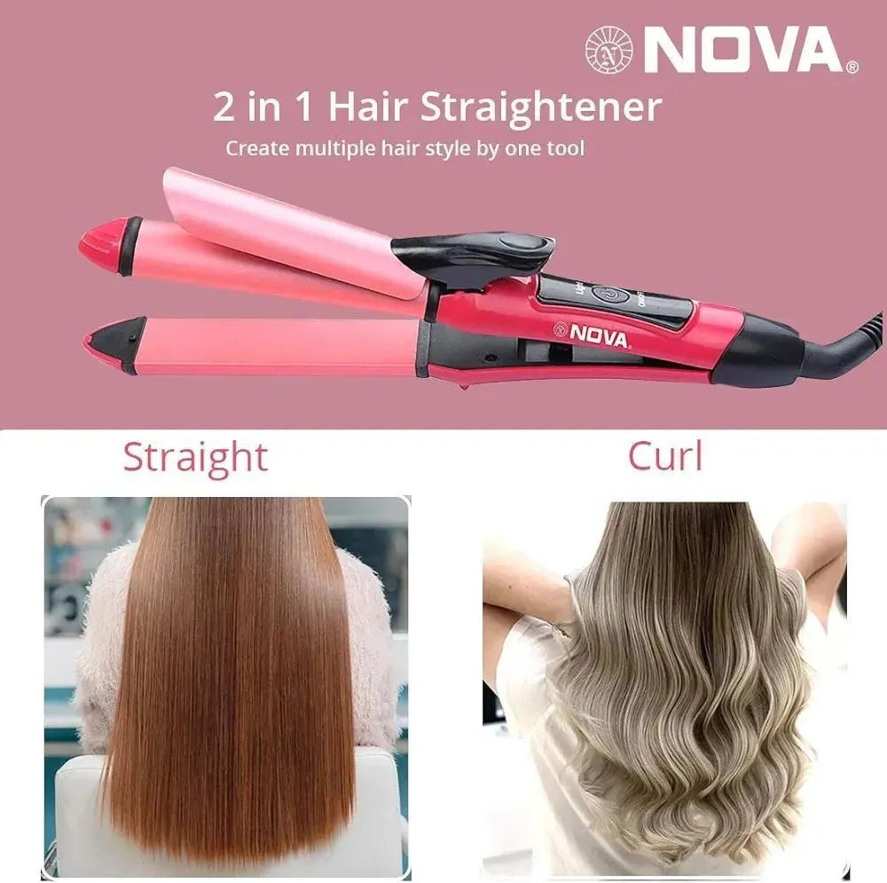 2 In 1 Nova Hair Straightener
