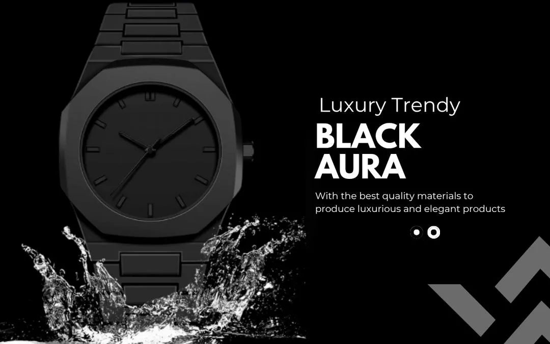 Men's Black Aura Watch