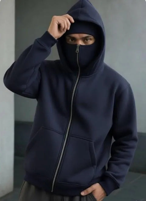Ninja Style Fleece Zipper Hoodie