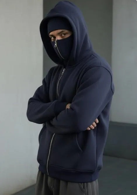 Ninja Style Fleece Zipper Hoodie