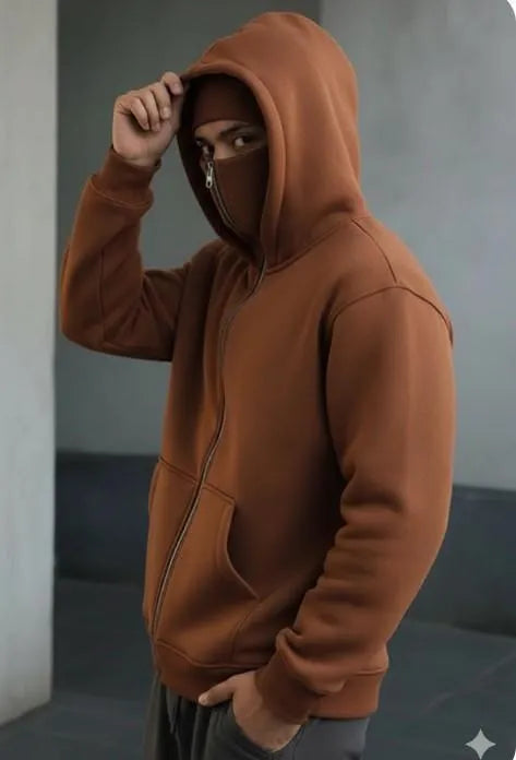 Ninja Style Fleece Zipper Hoodie