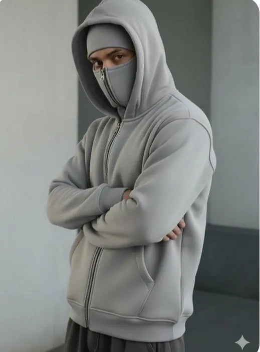Ninja Style Fleece Zipper Hoodie